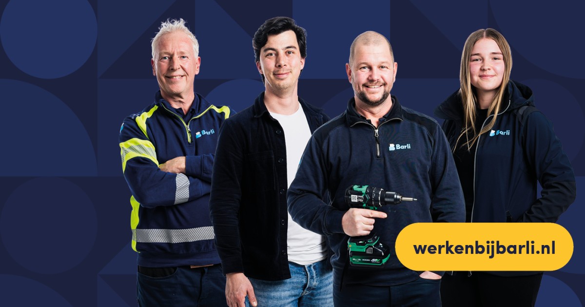 Foto van medewerkers van de Blue Army